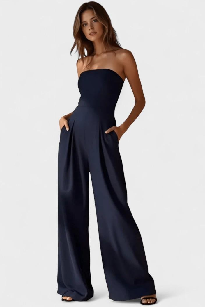 Llona – Jumpsuit – Dark Blue / S