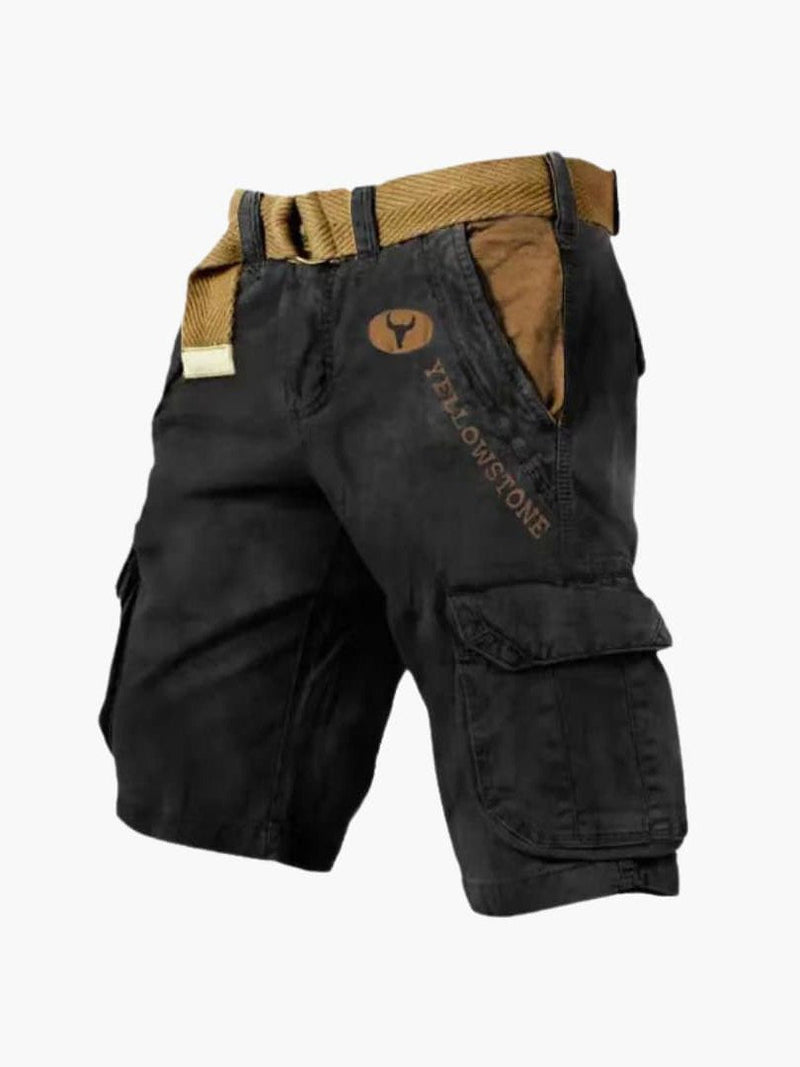 Lorenzo – Cargo trousers with 6 pockets – Black / S