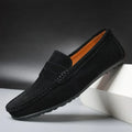 Lorenzo Suede Loafers – Aqua Blue / 41