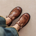Louisa – Supportive Mary Jane Shoes – Brown / 35