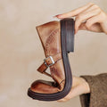 Louisa – Supportive Mary Jane Shoes – Brown / 36