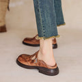 Louisa – Supportive Mary Jane Shoes – Brown / 37