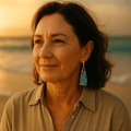 Louise – Blue earrings – image 2