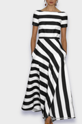 Louise – Handmade striped – Red / M