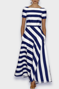 Louise – Handmade striped – Red / L