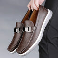 Luxury Leather Loafers – Brown / 40