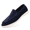 Luxury Suede Loafers – Black / 40