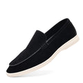 Luxury Suede Loafers – Black / 42