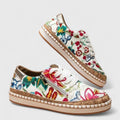 Luna – Supportive Shoes – Blue Flora / 36