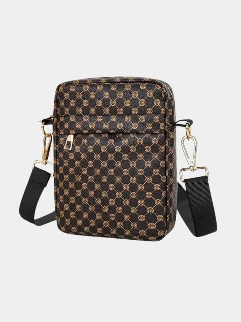 Magnus – Mini Bag with Vintage Pattern – Gold