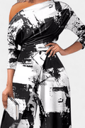 Maja – Bohemian jumpsuit – Two-tone / L