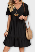 Maja – Boho dress – Black / M