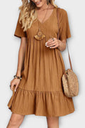 Maja – Boho dress – Black / XL