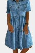 Maja – Denim dress – Blue / M