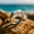 Maja – Geometric Ring – Silver / 15
