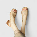 Maja – Comfort Sandals – Apricot / 36