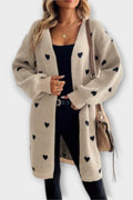 Majken – Heart cardigan – S