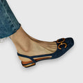Majken – Sandals – Navy Blue / 36