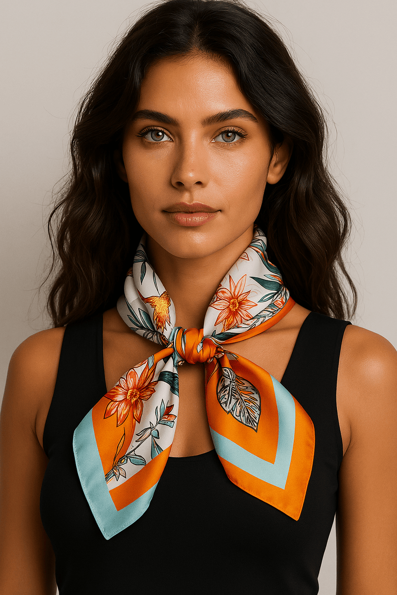 Malene – Cecile Silk Scarf