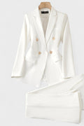 Malene – Structured set – White / S