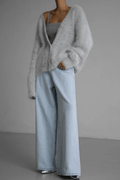 Malou – Cashmere Cardigan – Beige / L