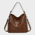 Malou – Retro Shoulder Bag – Coffee Brown