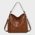 Malou – Retro Shoulder Bag – Brown