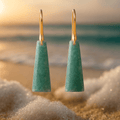 Malou – Emerald Green Earrings