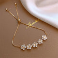 Margarida Necklace in Crystal with Gold – image 2