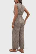 Marie – Geometric jumpsuit – L