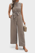 Marie – Geometric jumpsuit – S