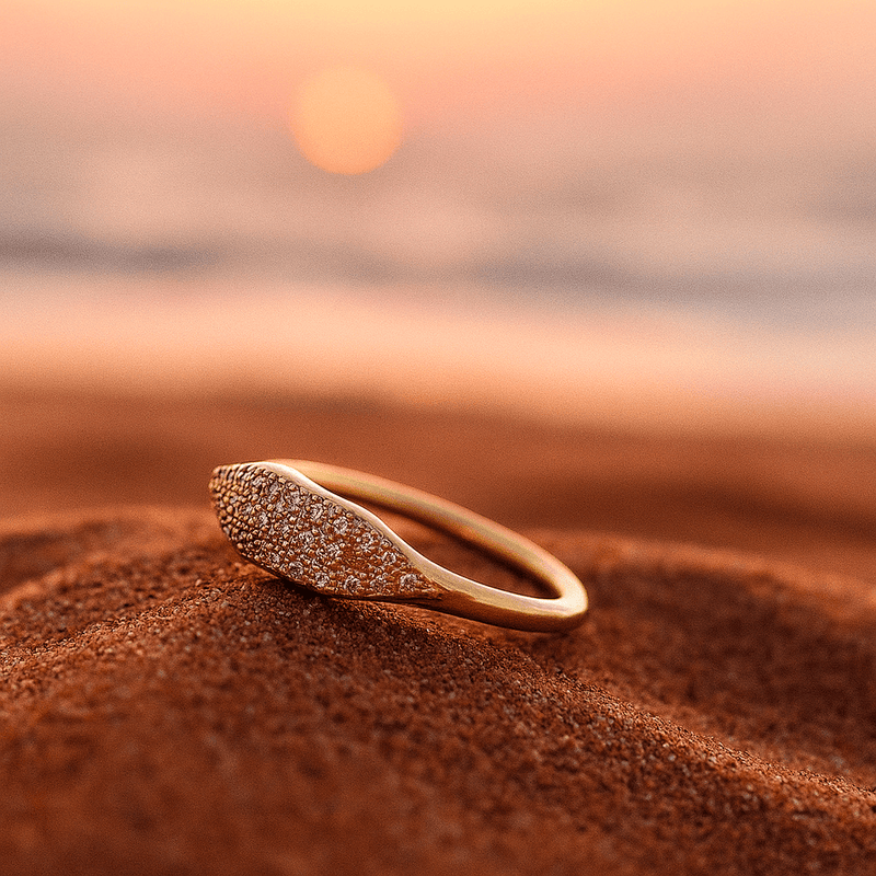 Marie – Gold ring zircon – 15