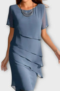 Marissa – Midi dress – Blue / L