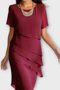 Marissa – Midi dress – Blue / XL