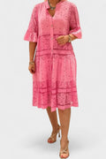 Mathilde – Lace blouse – Pink / XS