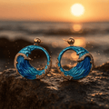 Mette – Hand painted earrings – image 3