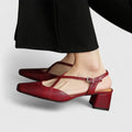 Mikaela – Sandals – Red / 36