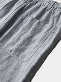Mikkel – Gray Linen Shorts Mariner – Grey / L
