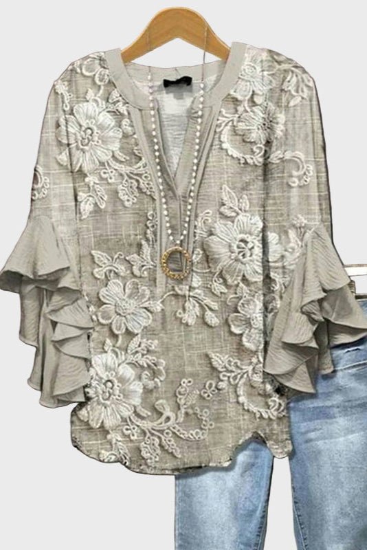 Millea – Beige blouse – S