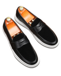 Naples Leather Loafers – Black / 40
