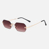 Brown lenses / Golden frame
