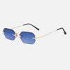 Blue lenses / Golden frame