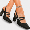 Nora – Supportive Mary Jane Shoes – Black / 37