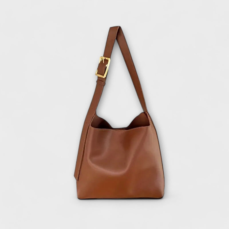 Nora – Saaga Leather Bag – Brown