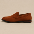 Old Money Suede Penny Loafers – Black / 39