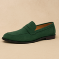 Old Money Suede Penny Loafers – Black / 41