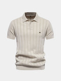 Oliver – Royal Cord Polo – Black / S