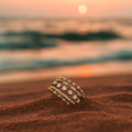 Olivia – Gold ring set – 16