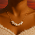 Olivia – Gold edge Pearl chain – image 2