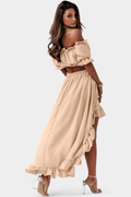 Olivia – Off-shoulder set – Beige / M